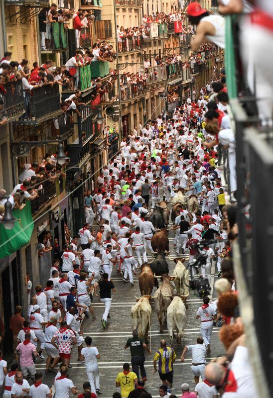 Fotos: Las mejores imágenes del encierro final de los Sanfermines