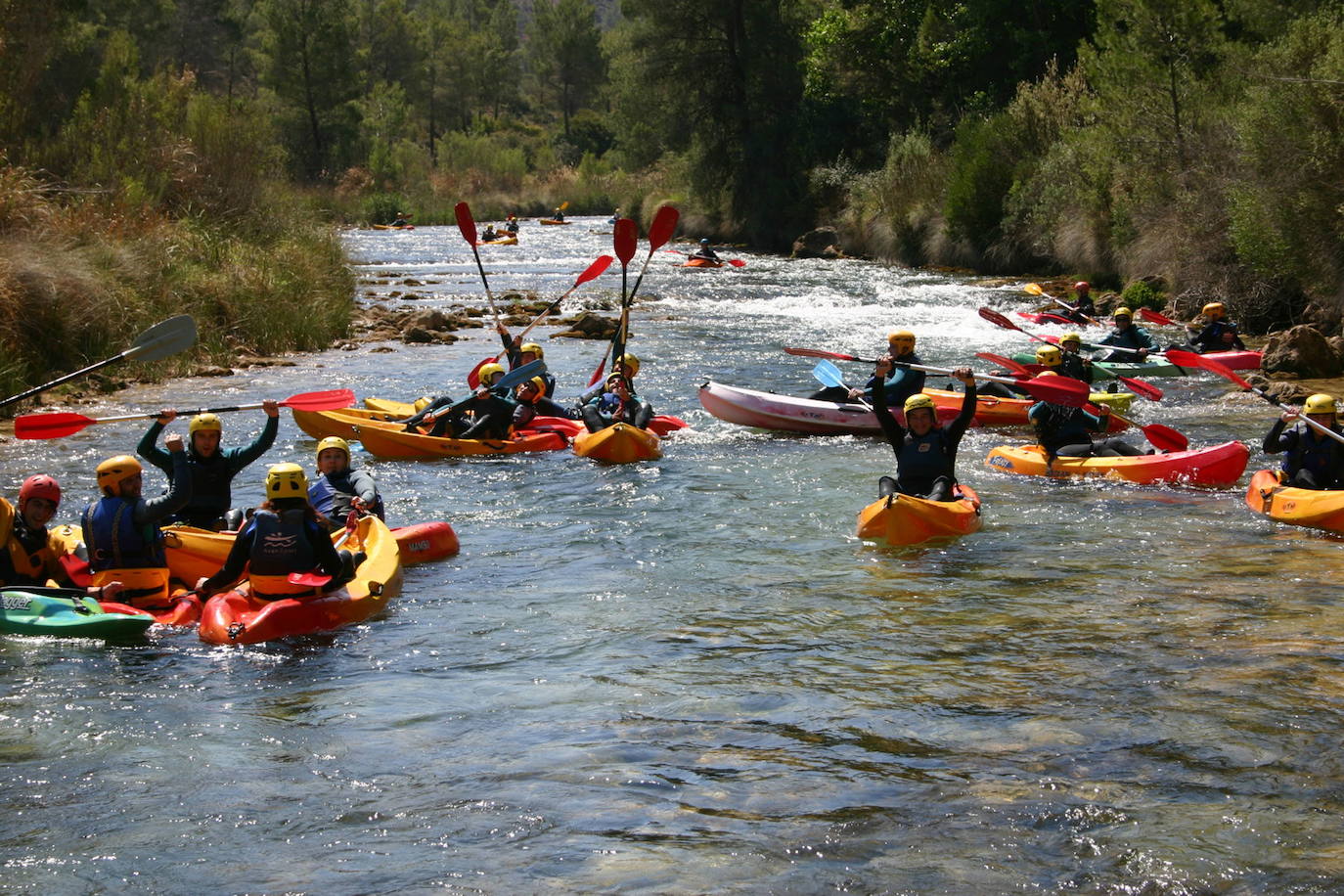 Descenso del río Cabriel en kayak.