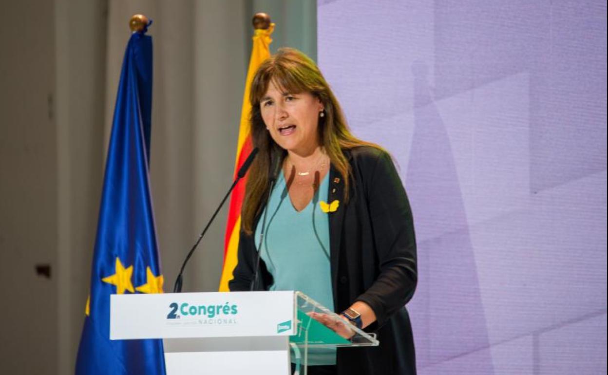 La presidenta del Parlament de Cataluña, Laura Borràs. 