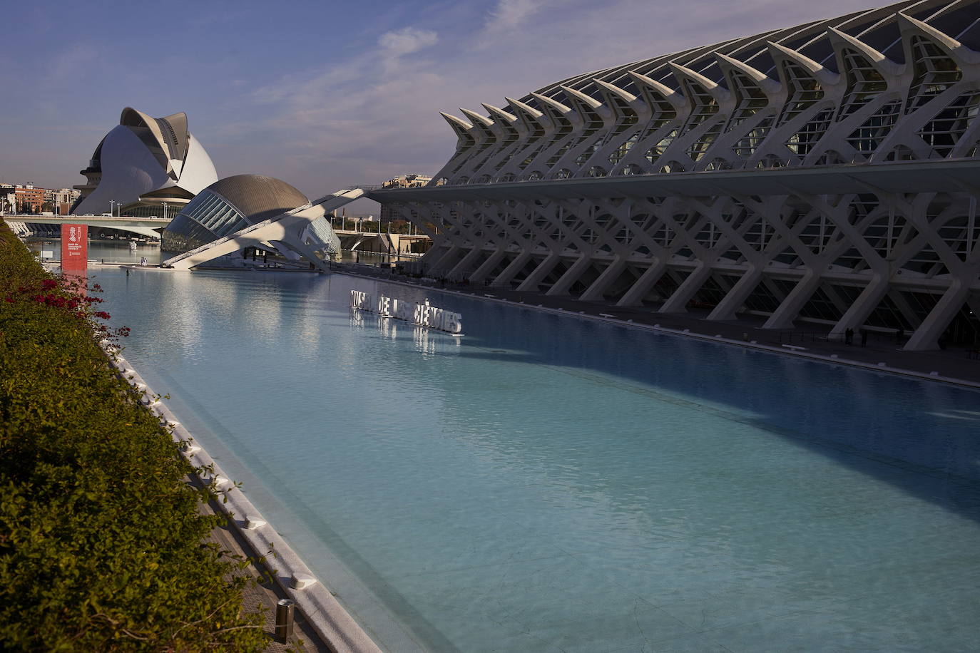 Ciudad de las Artes y las Ciencias en Valencia. 