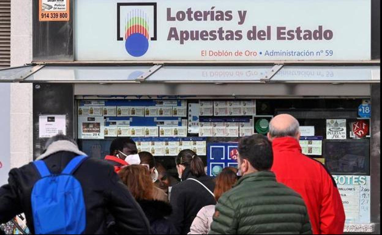 Una administración de loterías en una imagen de archjvo.