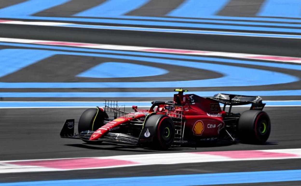 Carlos Sainz, en el circuito de Paul Ricard. 