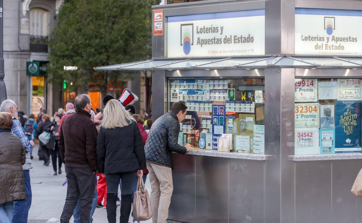 Una administración de lotería. 