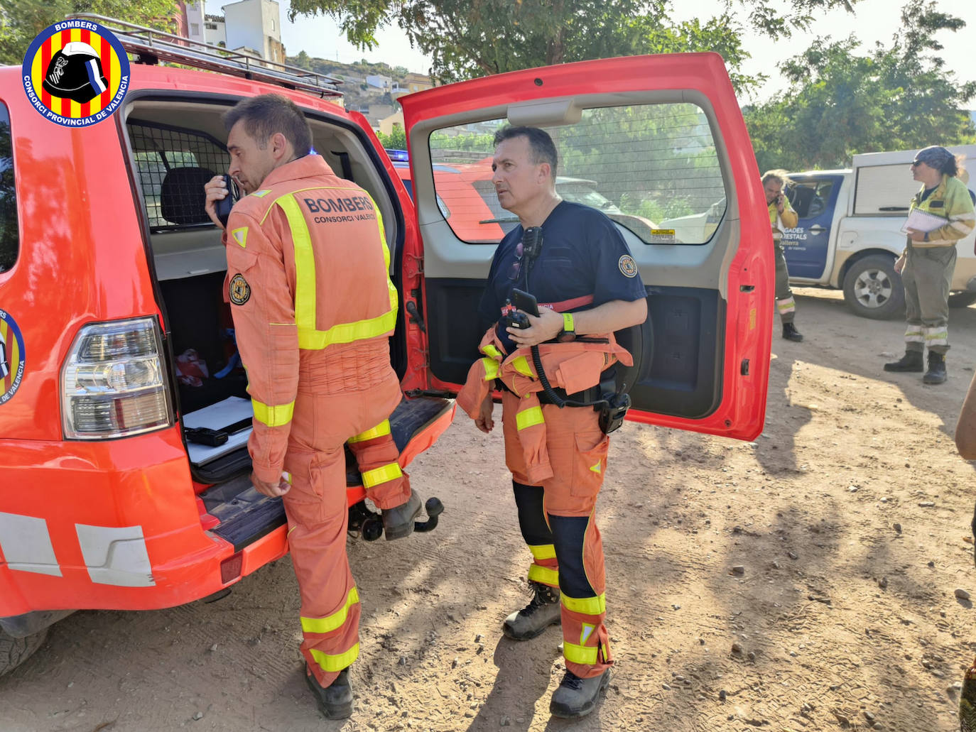 Fotos: Incendio forestal en Calles