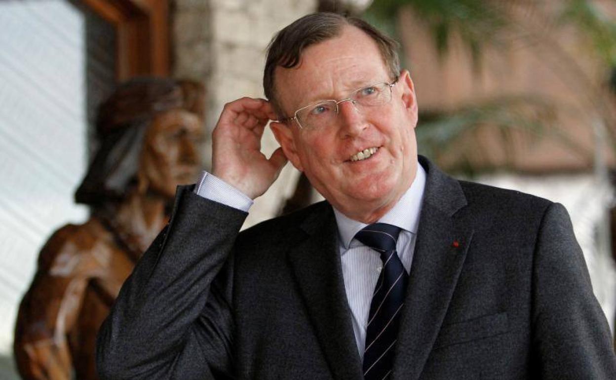 El Premio Nobel de la paz David Trimble, en una imagen de archivo