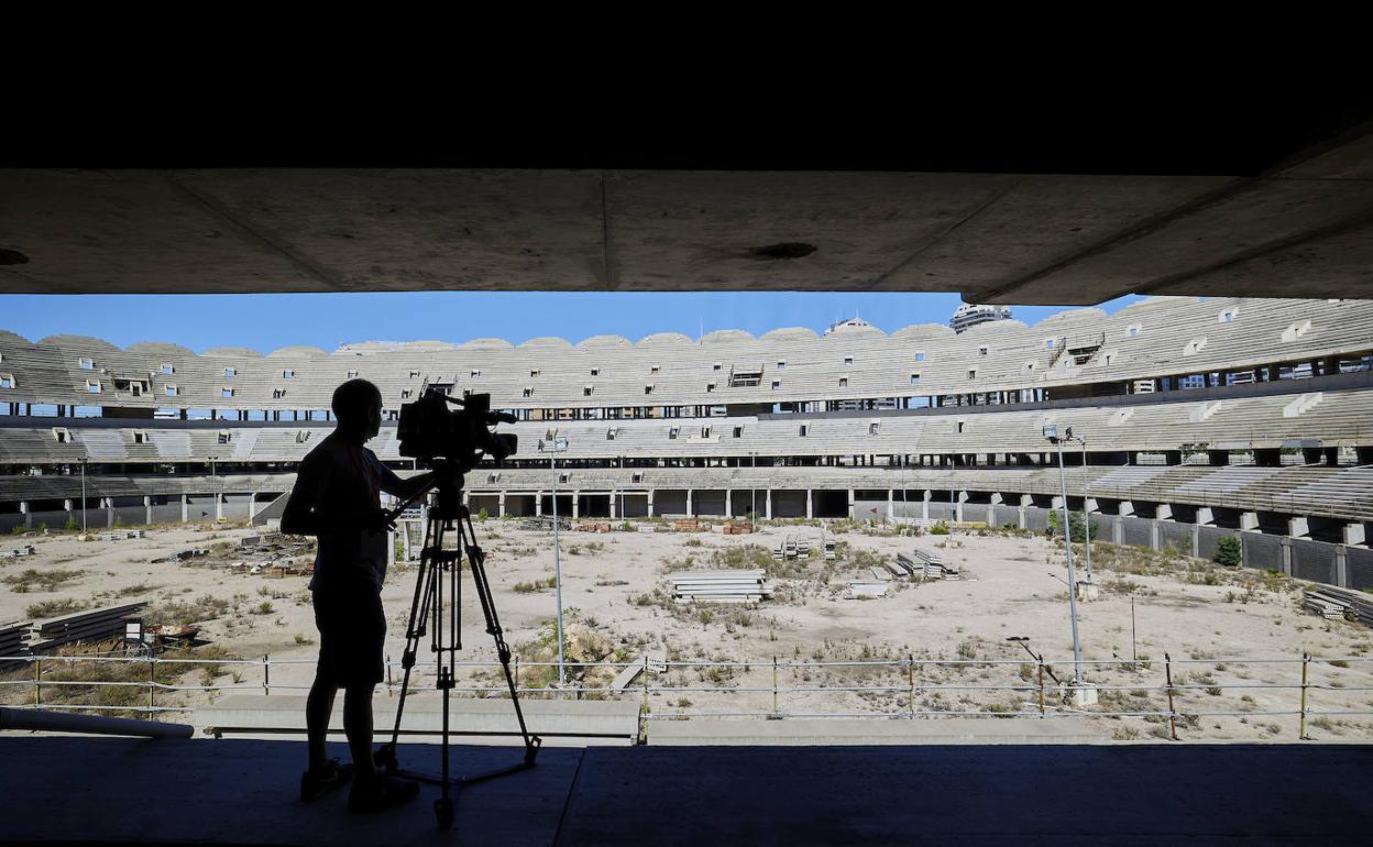 Estado actual de las obras del Nuevo Mestalla. 