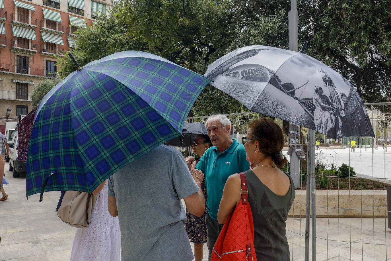 Fotos: Protestas por la reforma de la Plaza de la Reina en Valencia