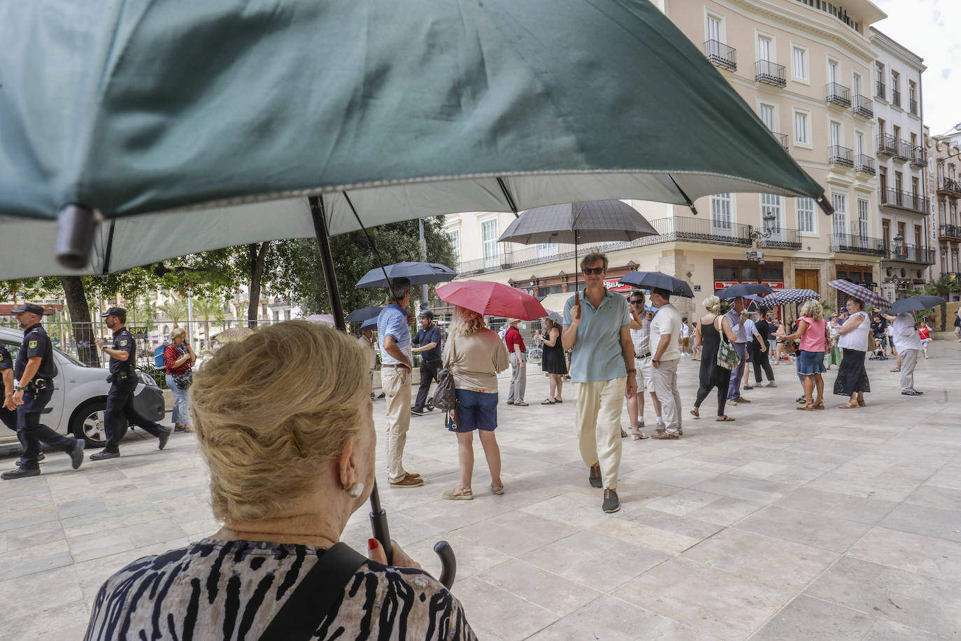 Fotos: Protestas por la reforma de la Plaza de la Reina en Valencia