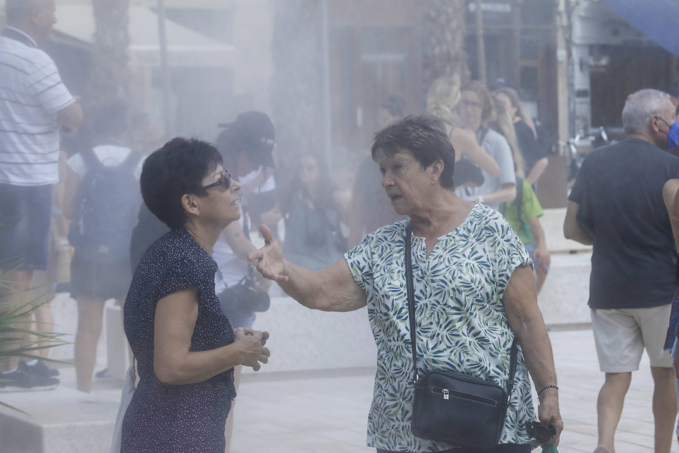 Fotos: Primer día de la Plaza de la Reina de Valencia con público tras la reforma