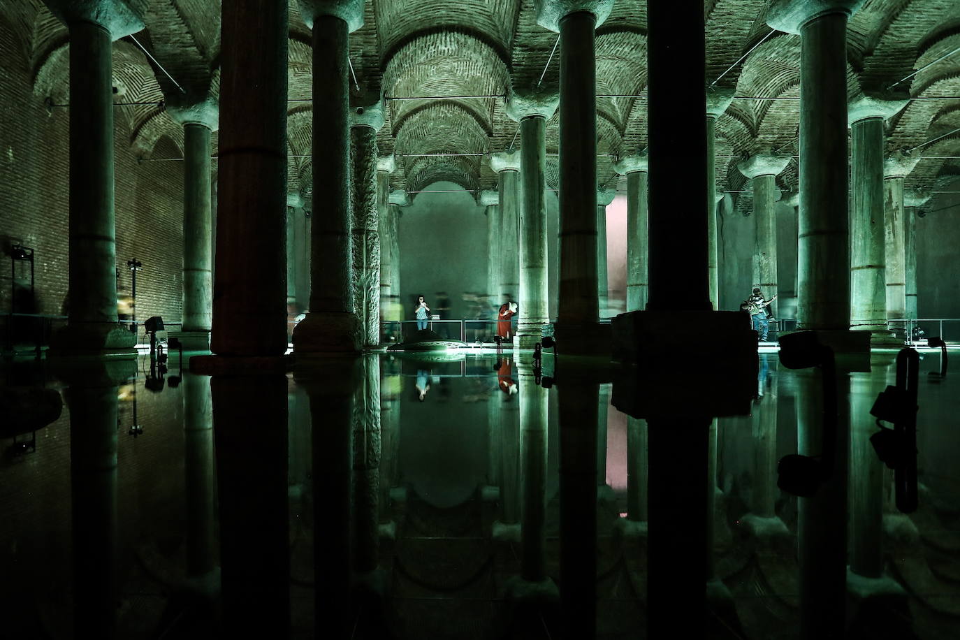 Fotos: La mística Cisterna Basílica de Estambul reabre sus puertas