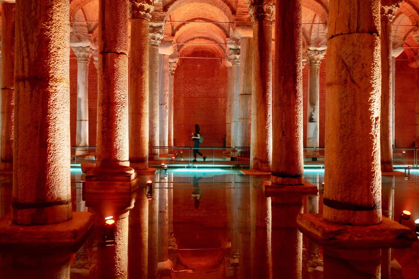 Fotos: La mística Cisterna Basílica de Estambul reabre sus puertas