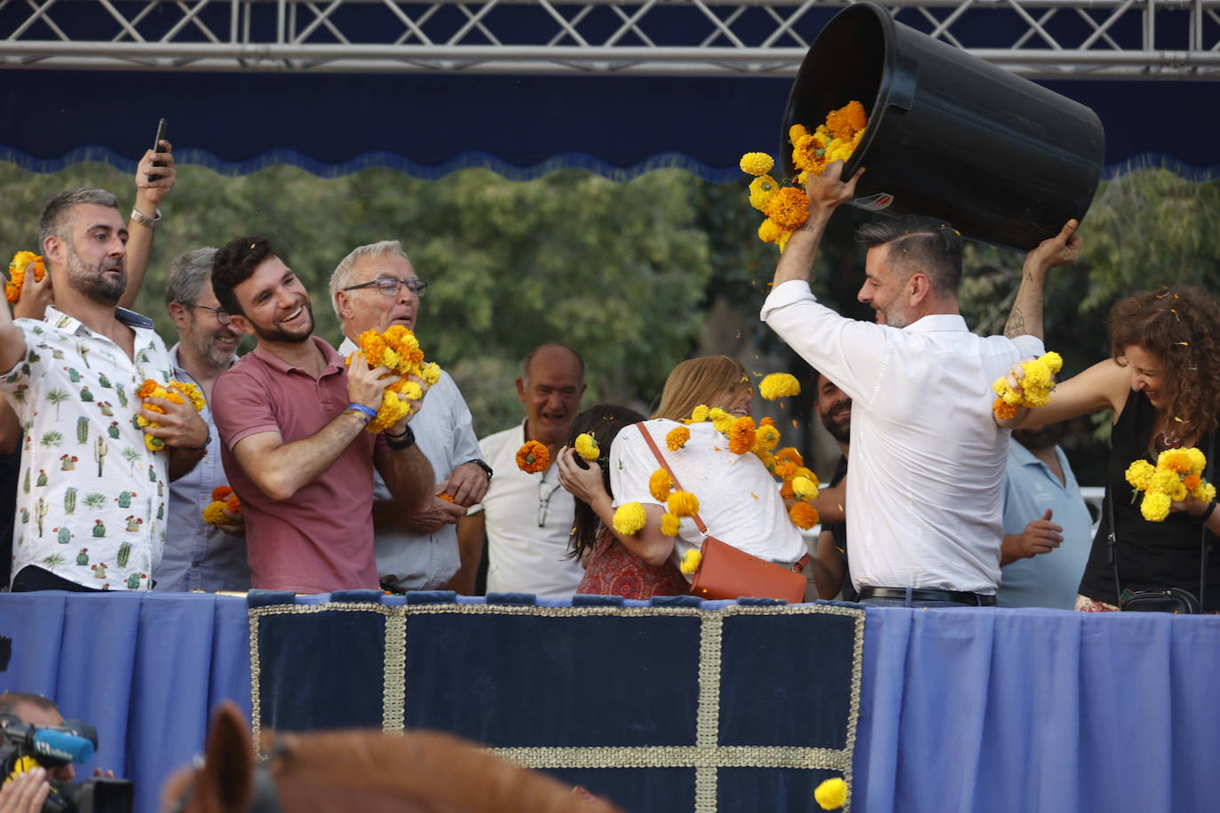 Fotos: La Batalla de Flores pone punto y final a la Feria de Julio