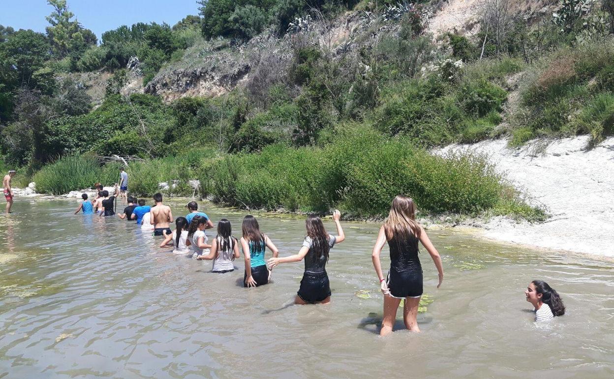 Ruta de trekking por el río Clariano, una de las propuestas ofertadas. 