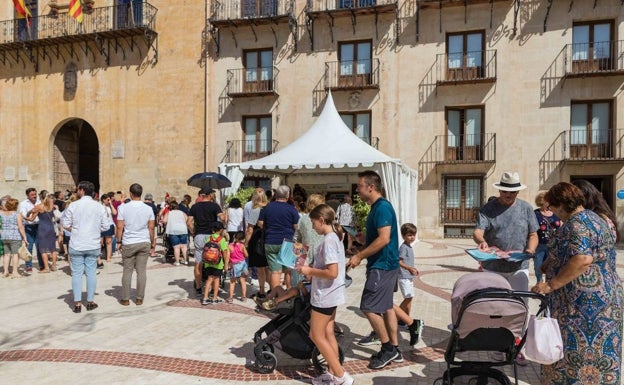 Evento celebrado este jueves en la Plaza de Baix. 