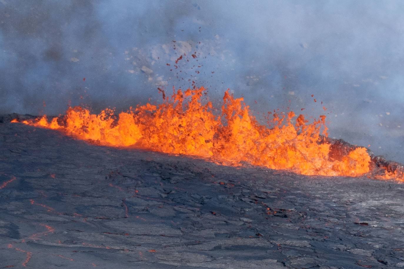 Fotos: Un volcán entra en erupción en Islandia