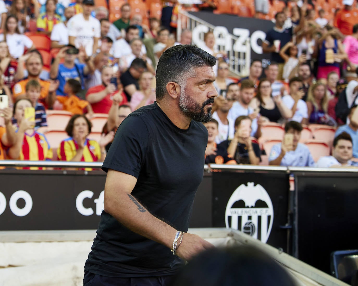 El Valencia de Gattuso se estrena en Mestalla.