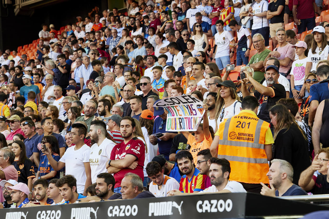 El Valencia de Gattuso se estrena en Mestalla.