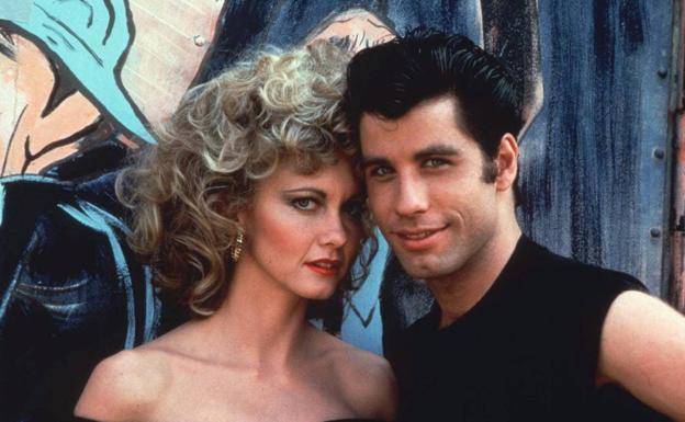 Olivia Newton-John y John Travolta en 'Grease'.