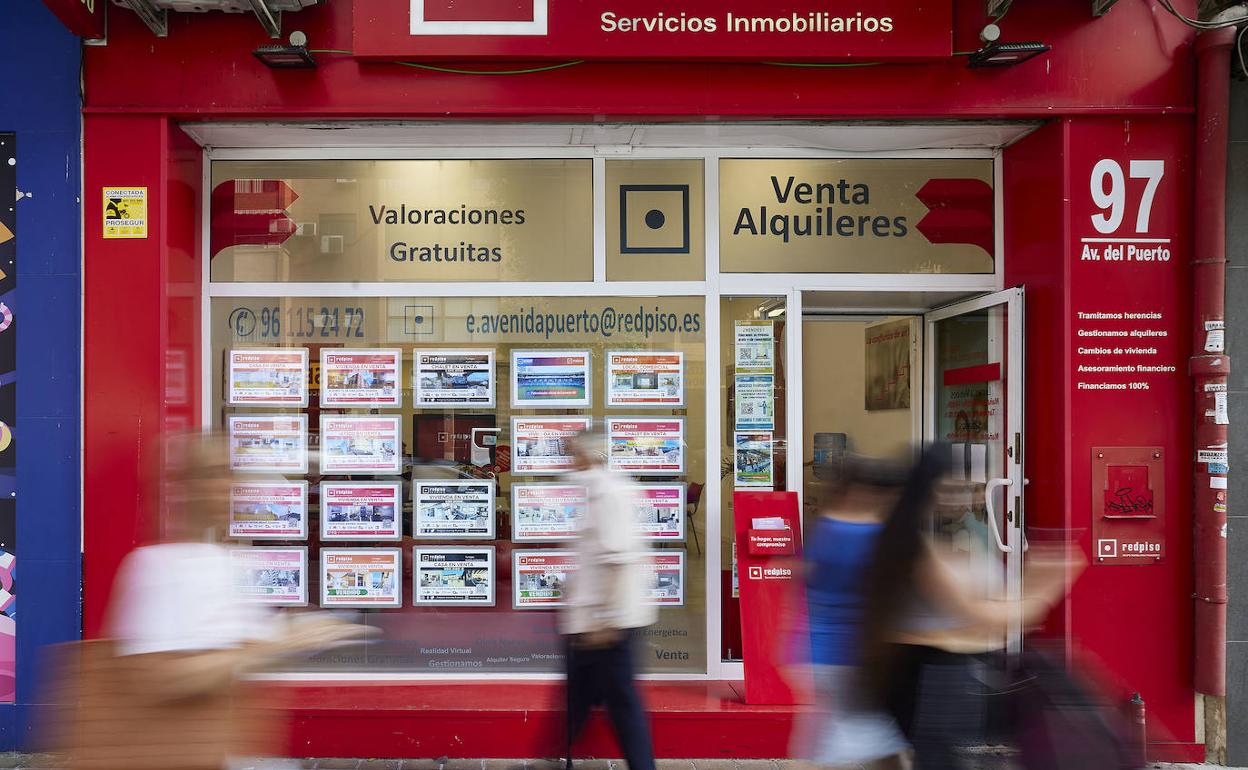 Una inmobiliaria valenciana con escasa oferta de pisos en alquiler.