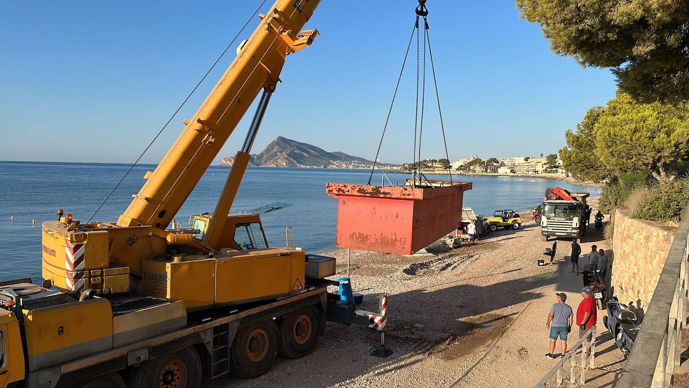 Fotos: Empiezan los preparativos para el Castell de l&#039;Olla en Altea