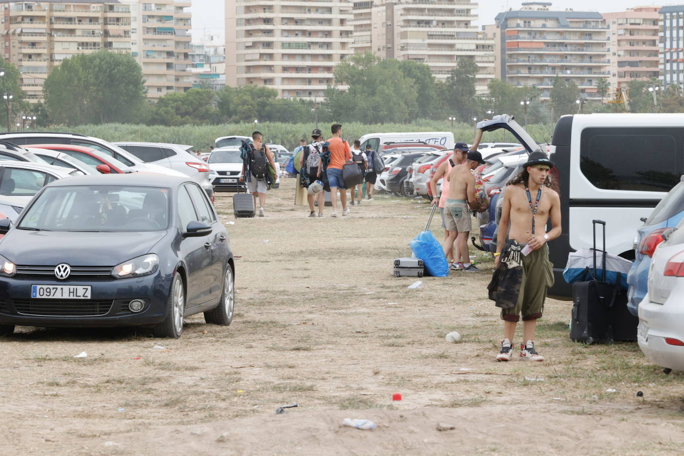 Fotos: Así ha quedado el recinto del festival Medusa tras la tormenta de arena