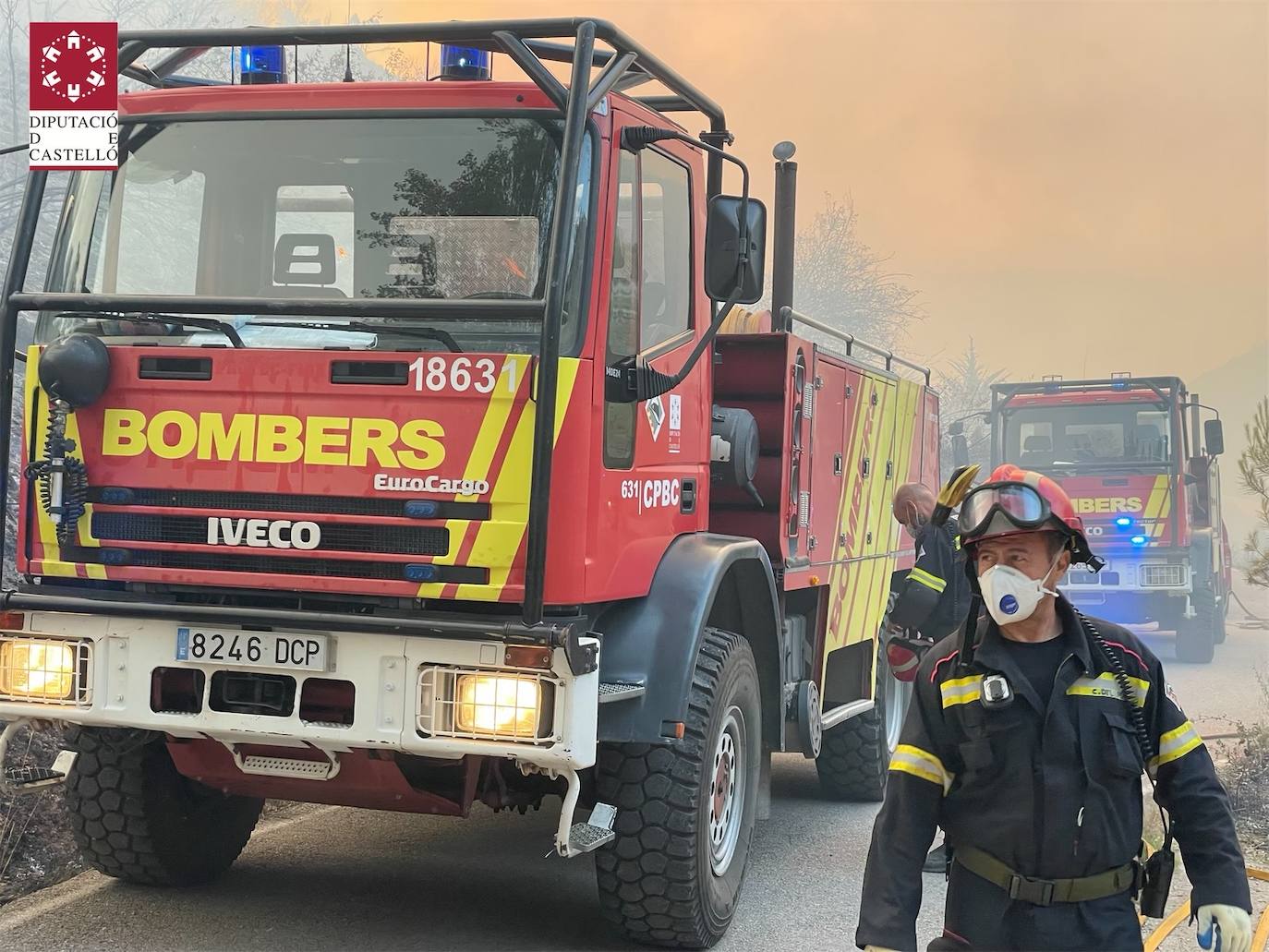 Fotos: Incendio en Bejís