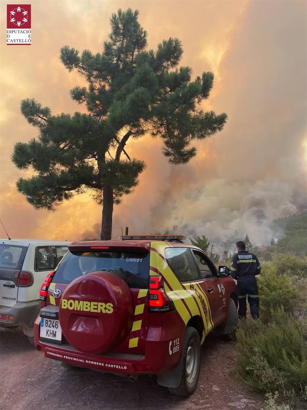 Fotos: Incendio en Bejís