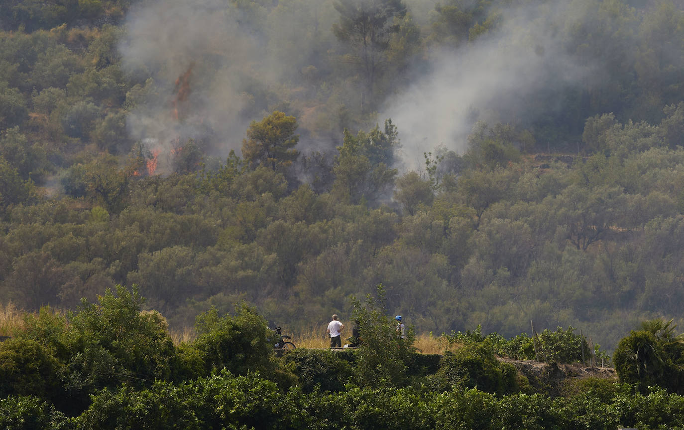 Fotos: Incendio en la Vall d&#039;Ebo