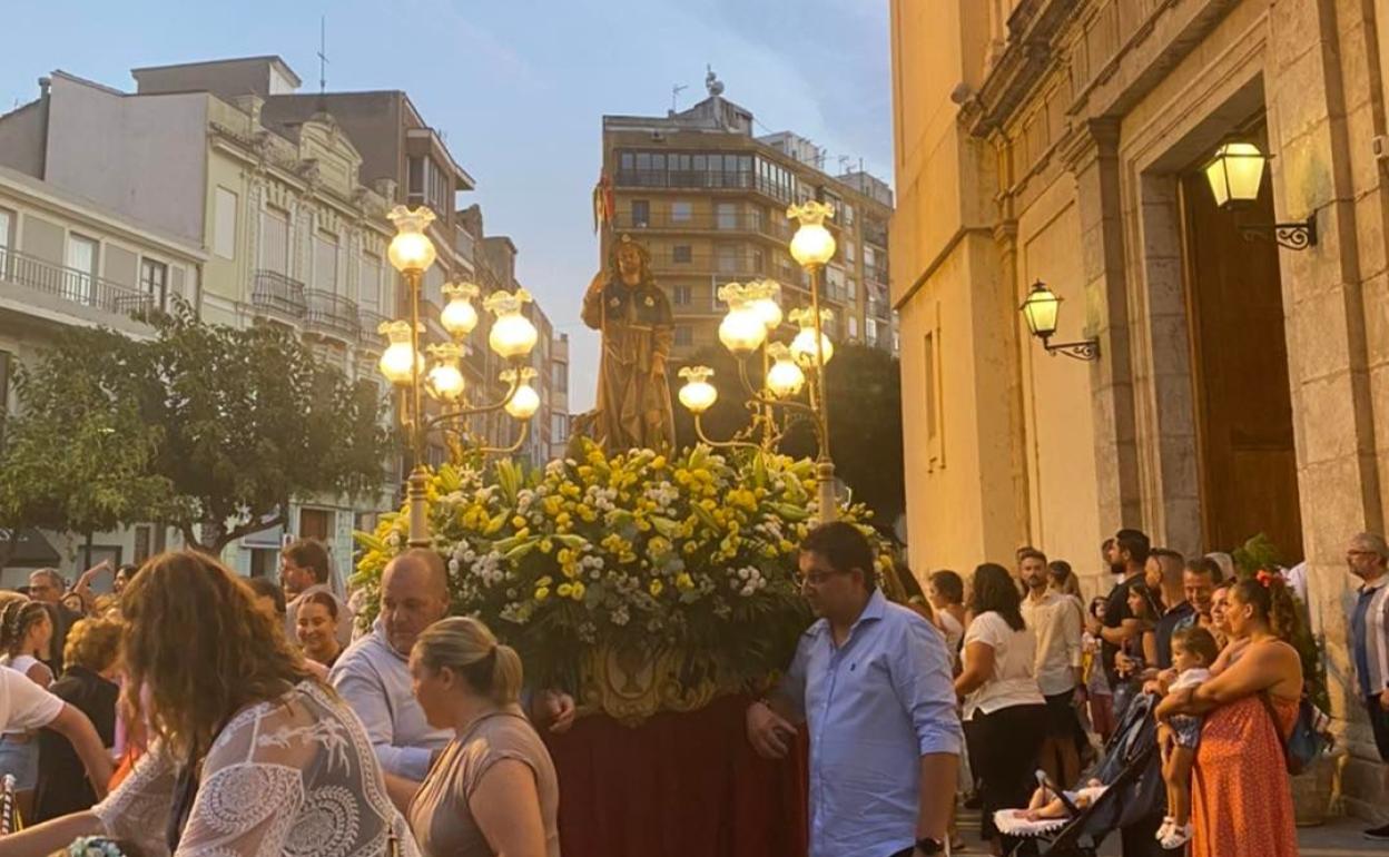 Procesión de Sant Roc en Benifaió. 