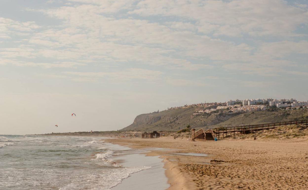 Playa del Carabassí, en Elche. 