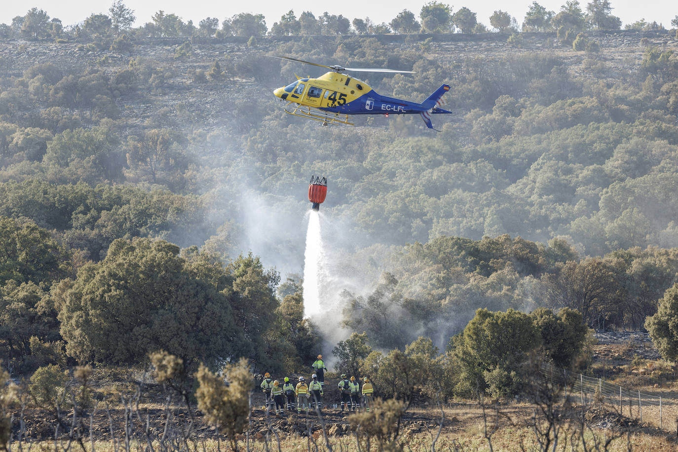 Fotos: Así se encuentra Bejís tras el paso del fuego