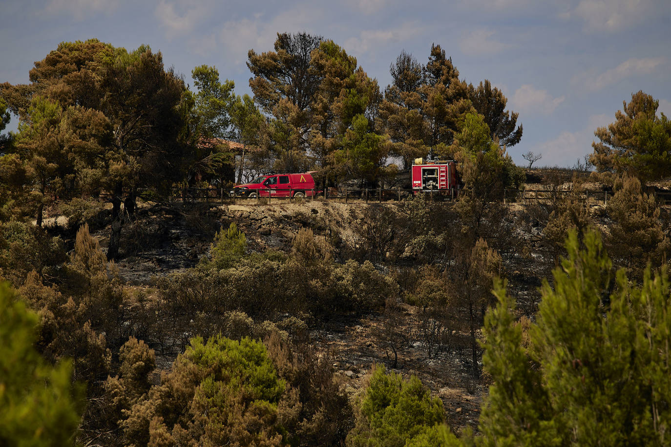 La reapertura de las carreteras permite regresar al santuario de Altura.