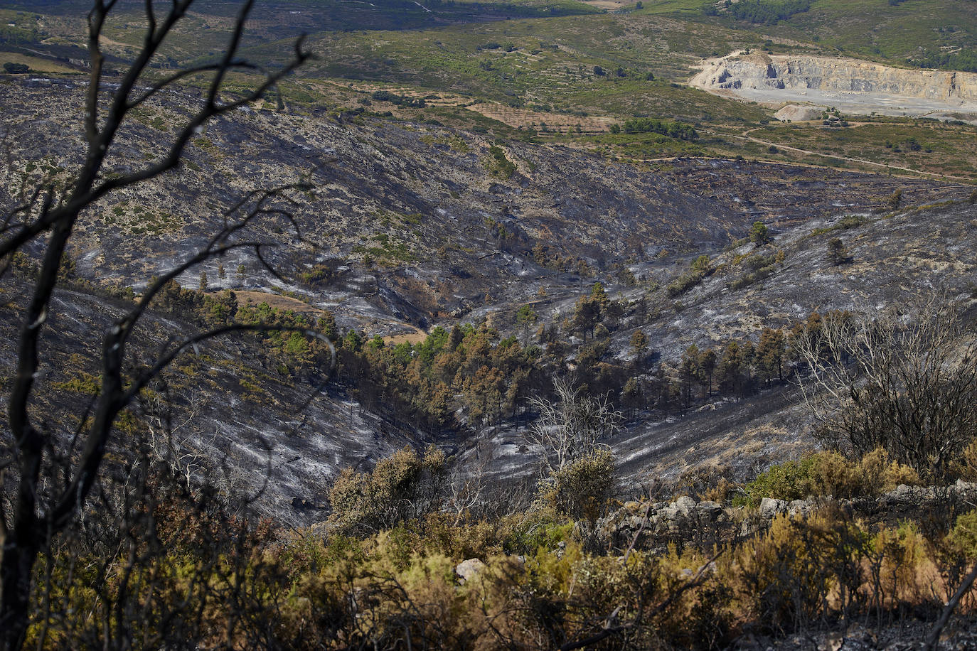 La reapertura de las carreteras permite regresar al santuario de Altura.