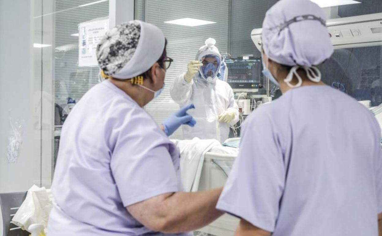 UCi de un hospital en Valencia.