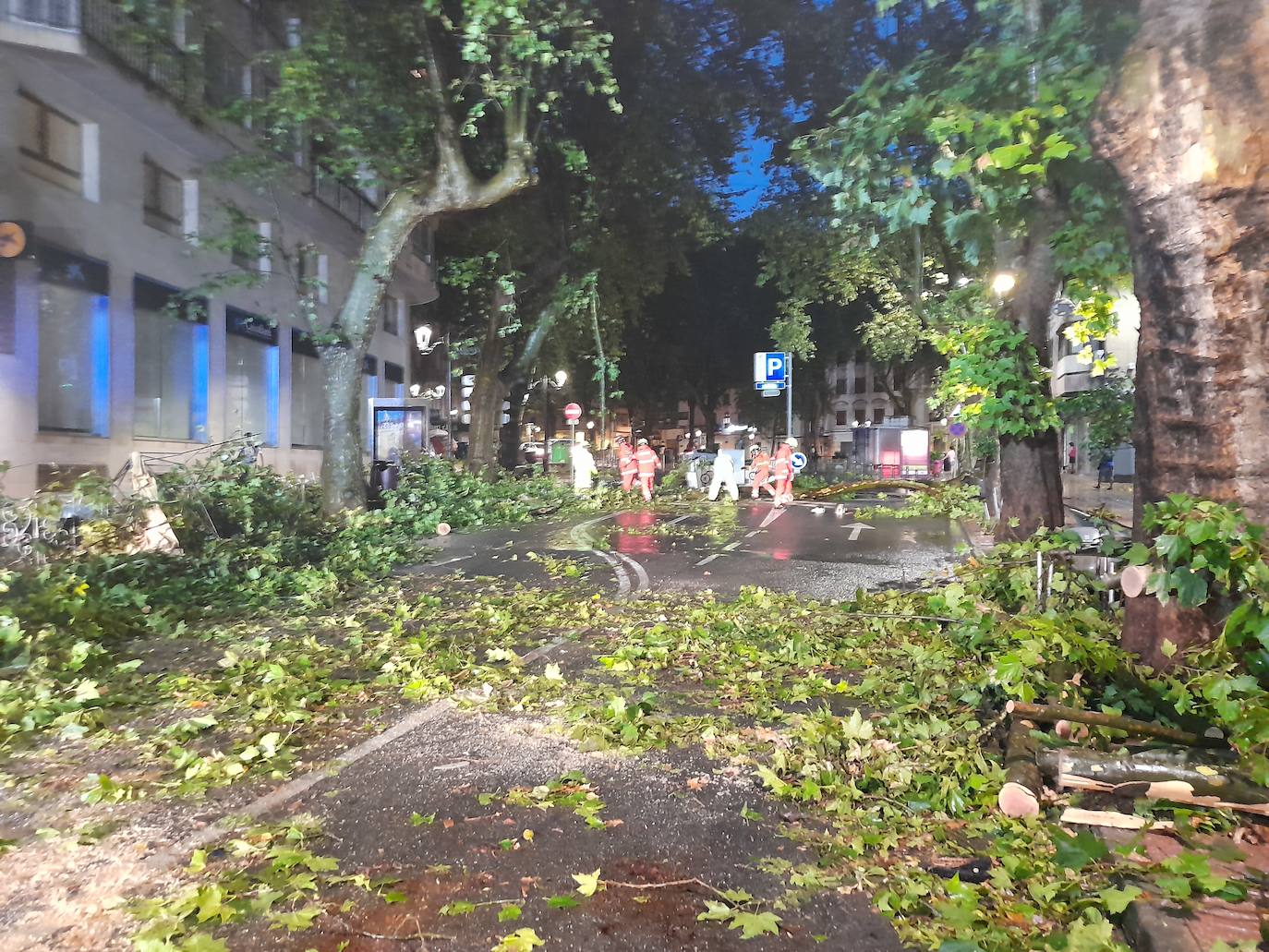 Fotos: Efectos del temporal de lluvia y viento a su paso por Xàtiva