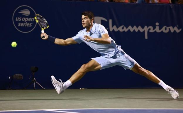 Cuándo juega Alcaraz vs Coria en el Open USA: horario y televisión en segunda ronda