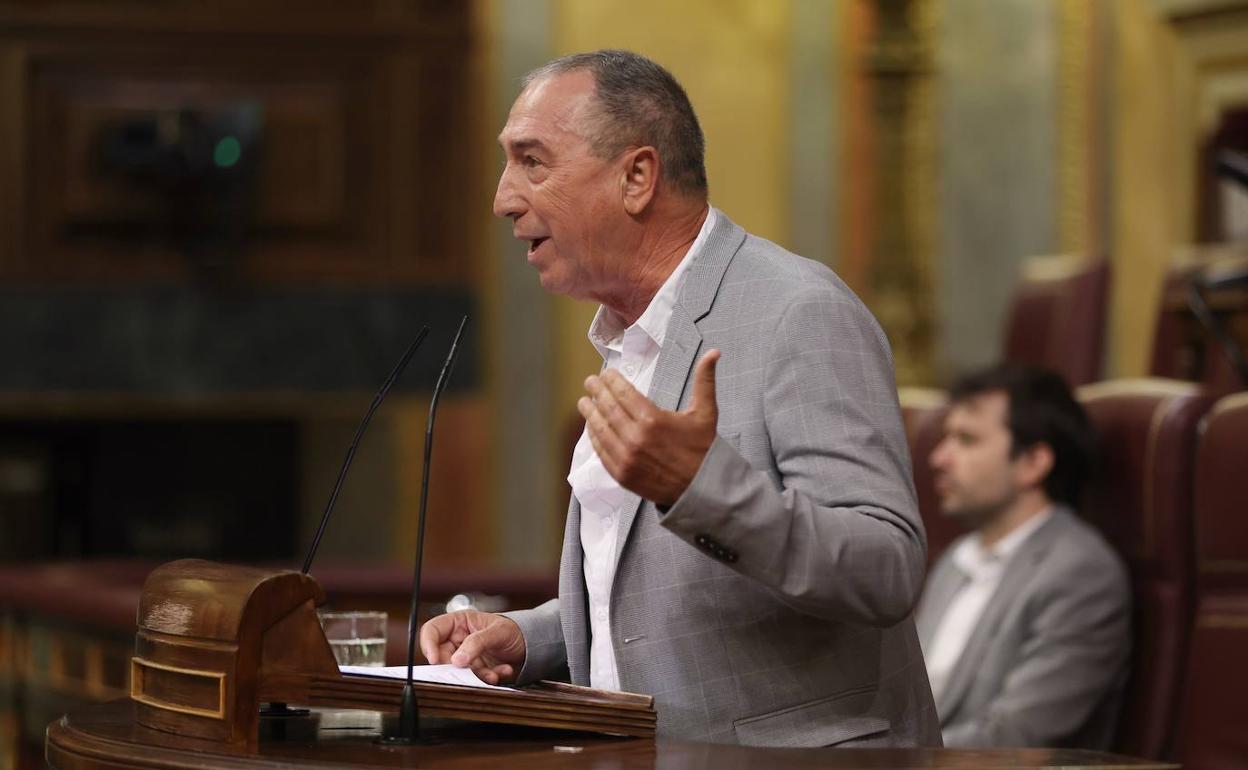 El diputado en una intervención en el parlamento. 