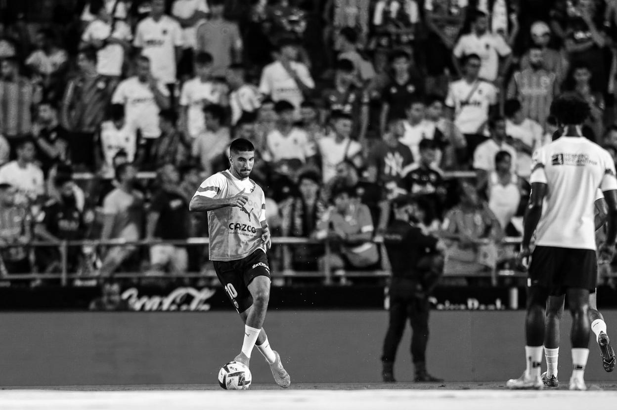 Carlos Soler, en Mestalla. iván arlandis