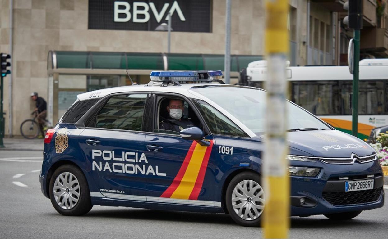 Coche de la Policía Nacional.