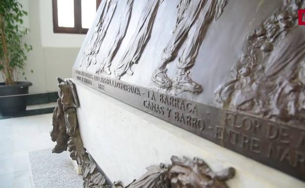 Benlliure, en el Cementerio de Valencia