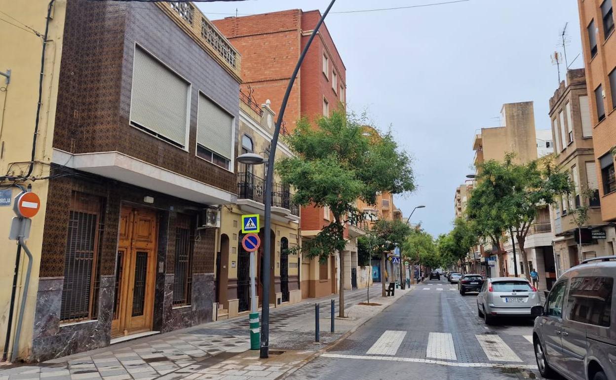 Una calle del municipio. 