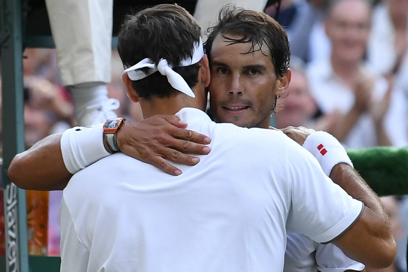 Federer y Nadal en 2019.