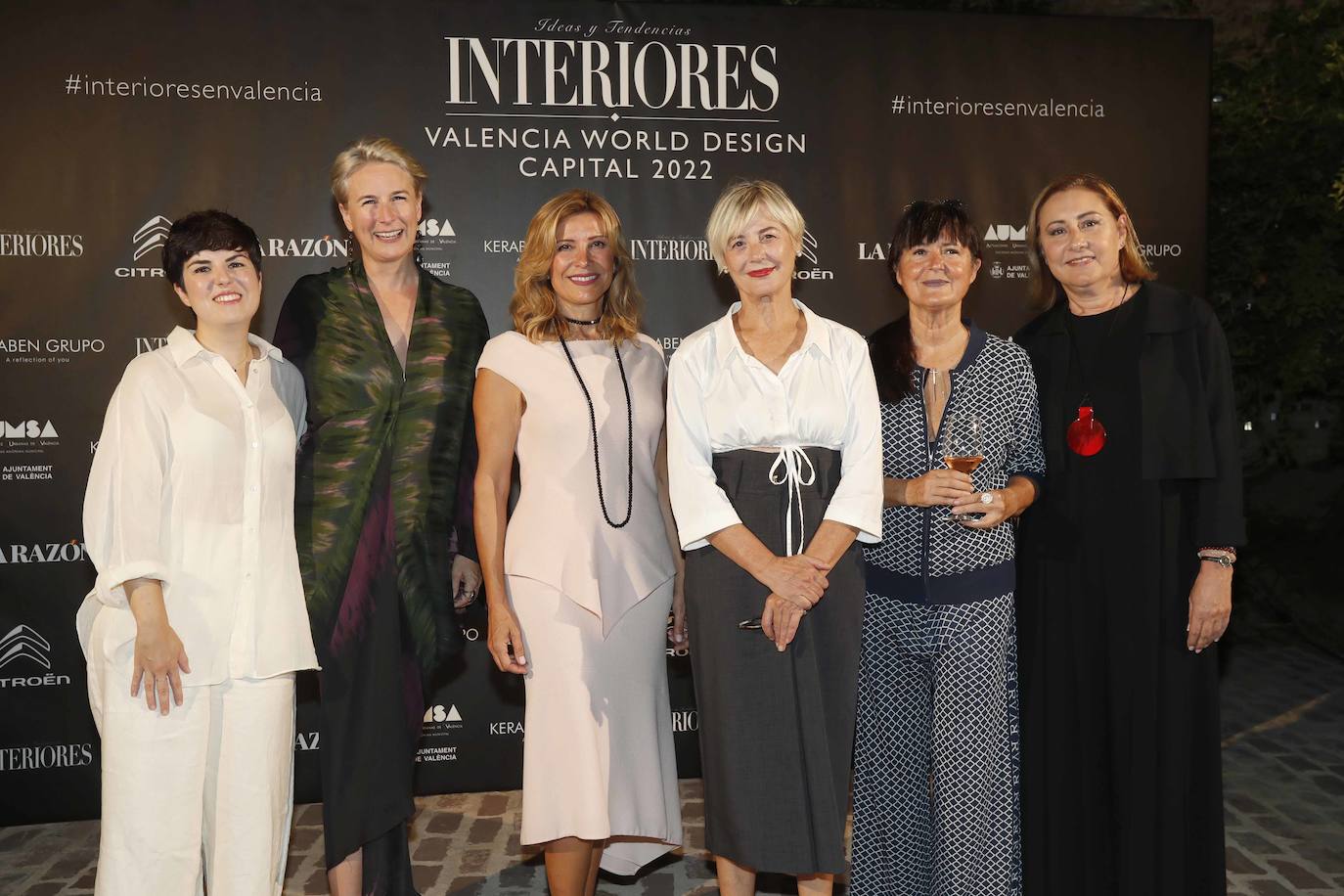 Alicia Matallín, Corinna Heilmann, Susana Lloret y Marisa Gallén, Carmen Baselga y Rosa Calvo.