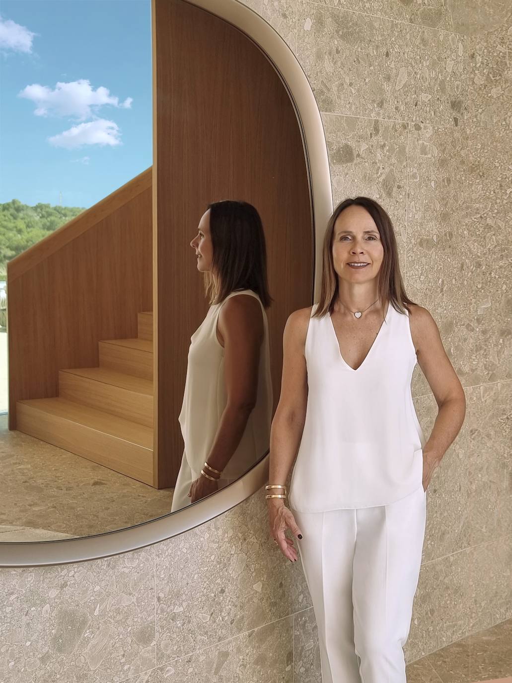 La diseñadora y arquitecta Monica Armani, artífice de esta construcción.