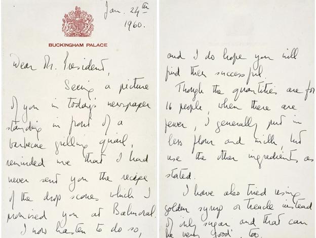 La carta de Isabel II a Eisenhower.