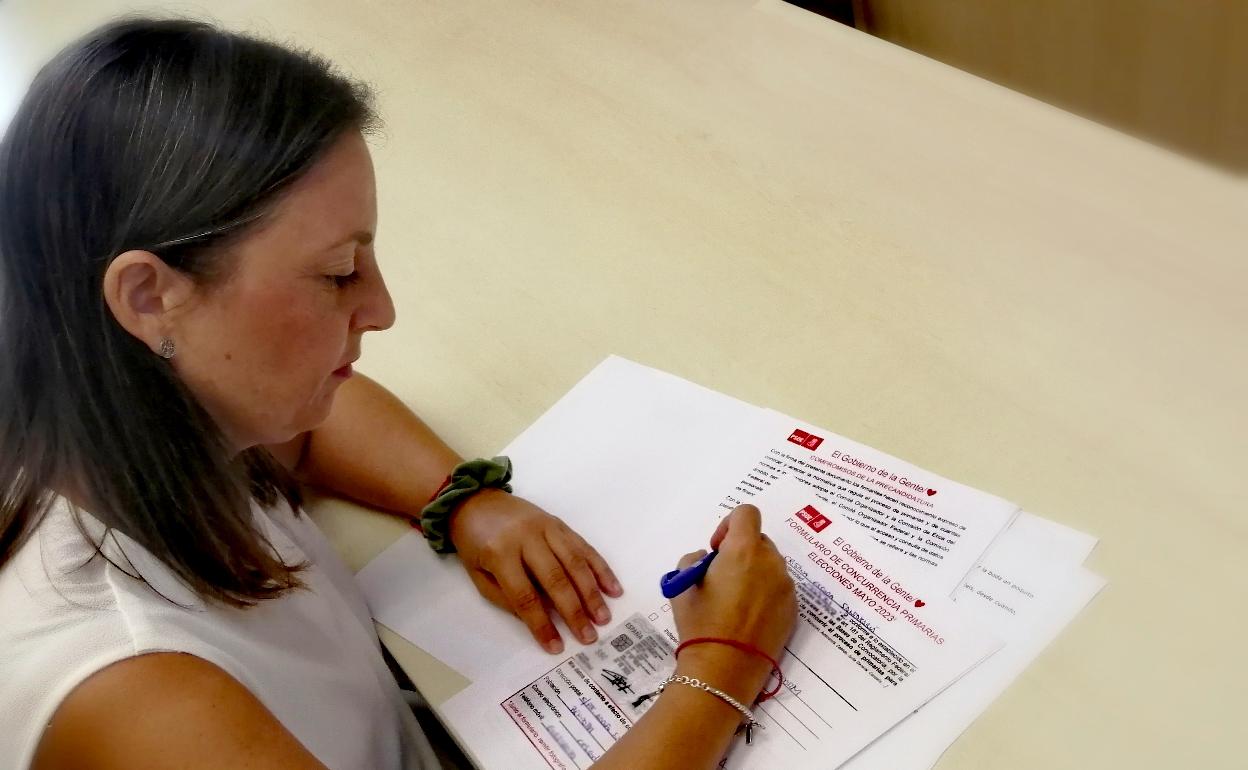 Cristina Escoda ya ha oficializado su candidatura a encabezar la lista socialista