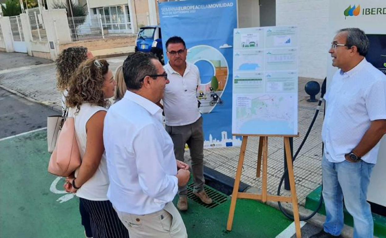 Imagen de la presentación del plan de movilidad eléctrica de Benidorm