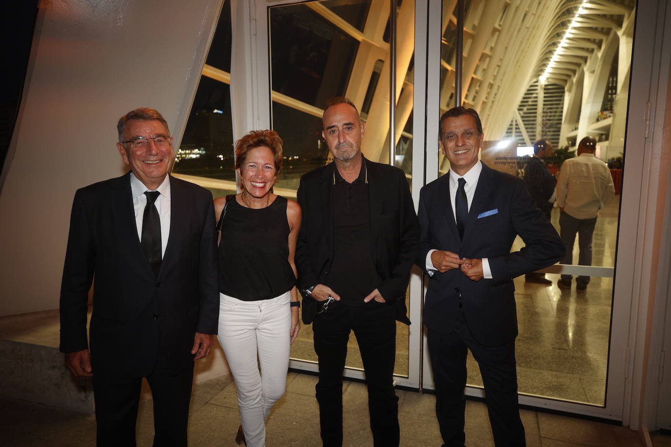 Iñaki Zaragüeta, Nuria Romeral y Ramón Palomar, columnistas de LAS PROVINCIAS, con el adjunto al director del diario, Pablo Salazar. 