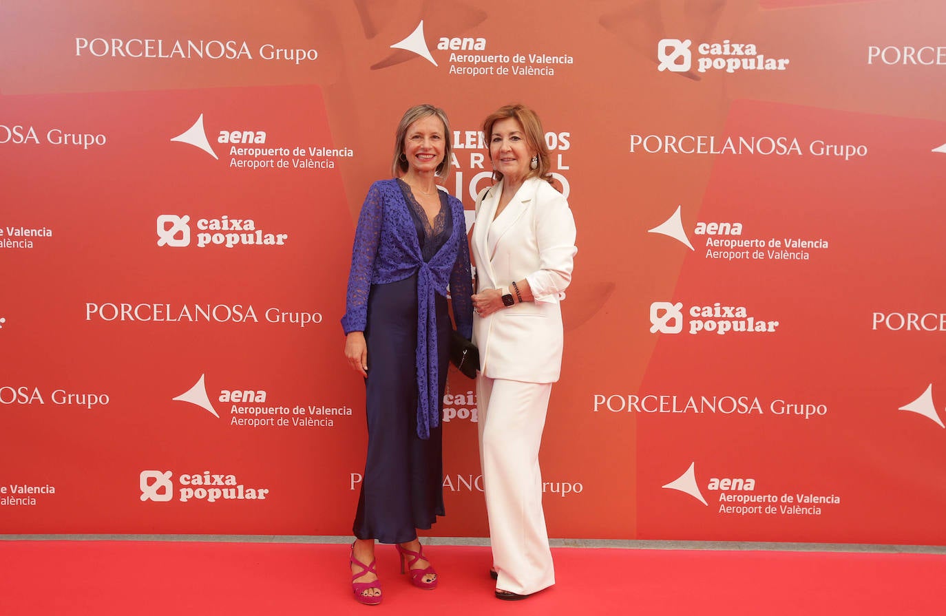 La presidenta de la Audiencia de Valencia, Esther Rojo, junto a Carmen Llombart, vocal del Consejo General del Poder Judicial.