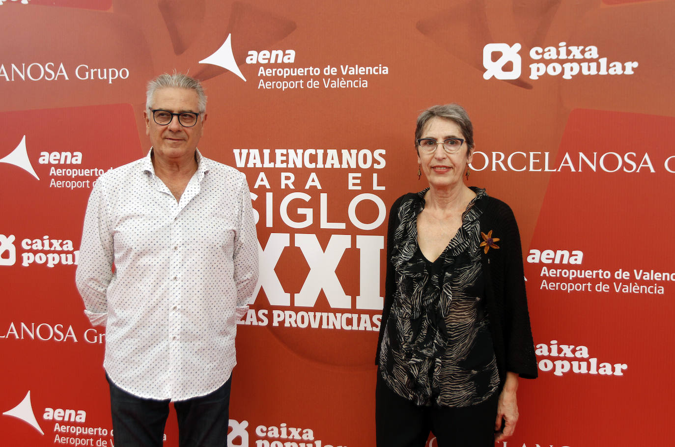 La presidenta del Consell Valencià de Cultura, Dolors Pedrós, y su pareja, Josep Climent.